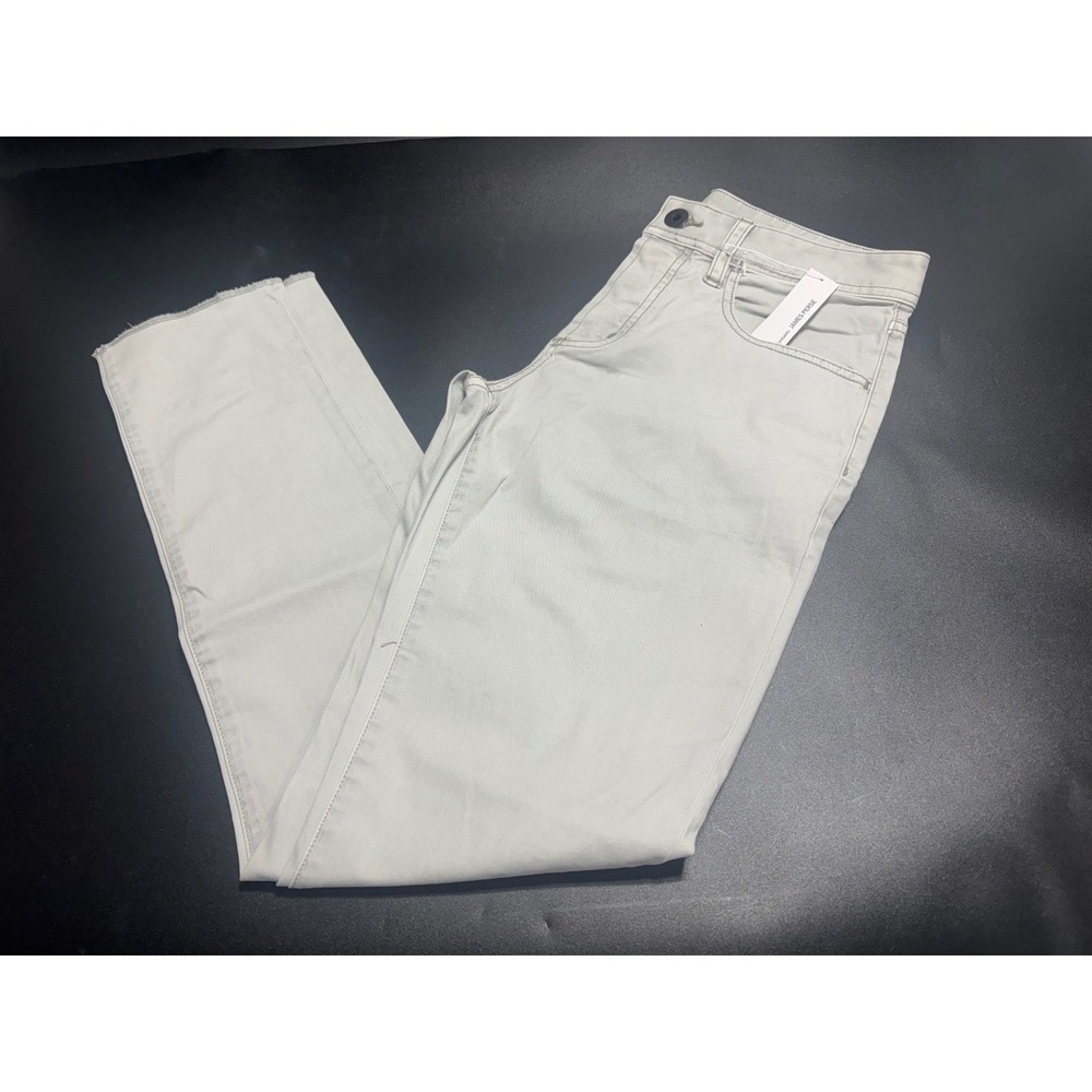 James Perse Pants Mens 28 White Brushed Twill Cotton Standard Fit Pocket Zip Fly